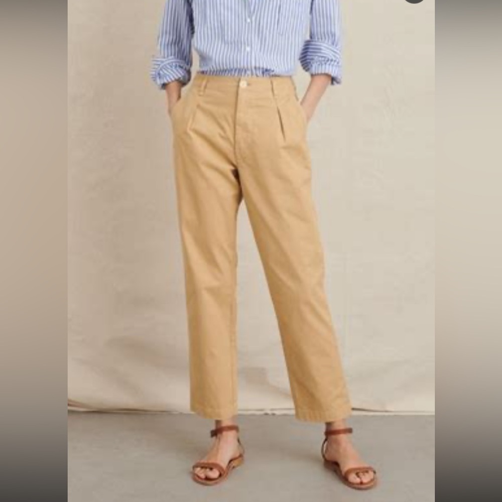 Alex Mill Boy Pleated Pants Khaki